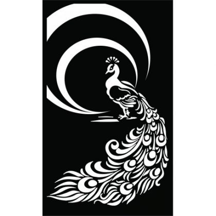 الگوی برش پلاسما طاووس
