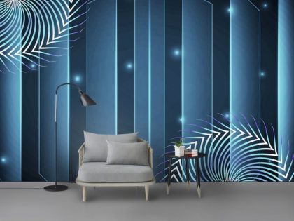 کاغذ دیواری با بافت مدل تکنولوژی آبی