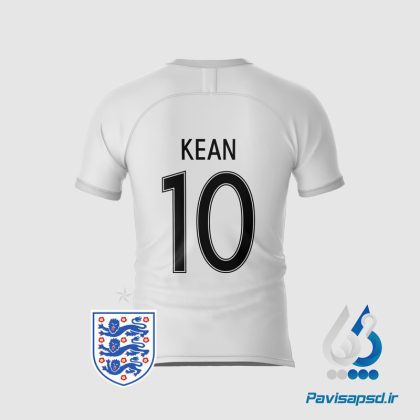 فونت شماره پیراهن ورزشی انگلیس فصل ۲۰۱۶.۱۷