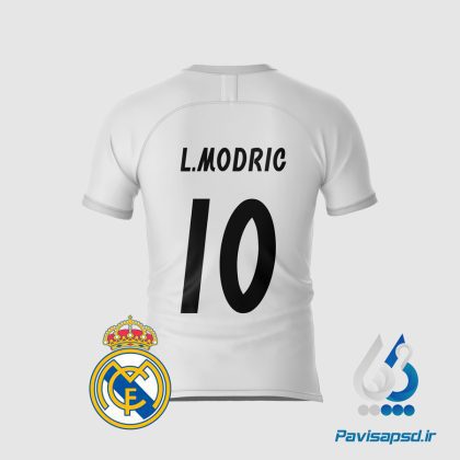 فونت شماره پیراهن ورزشی رئال مادرید 2018.19