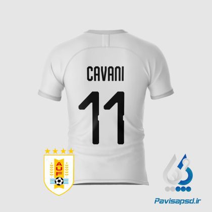 فونت شماره پیراهن ورزشی اروگوئه ۲۰۱۸