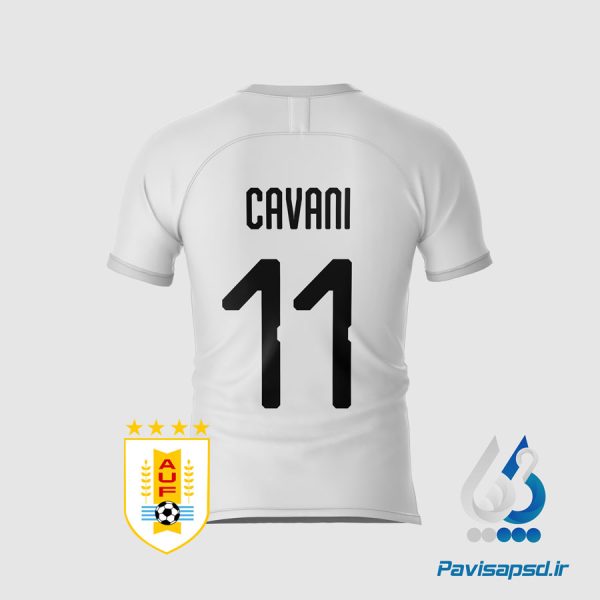 فونت شماره پیراهن ورزشی اروگوئه 2018