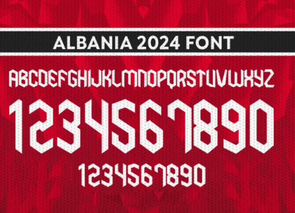 دانلود فونت فوتبال تیم ملی آلبانی 2024