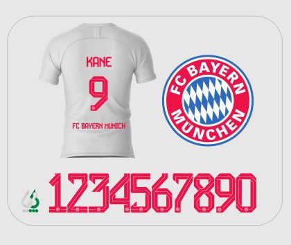Bayern-Munich25-26 دانلود فونت ورزشی شماره پیراهن بایرن مونیخ فصل 25-26