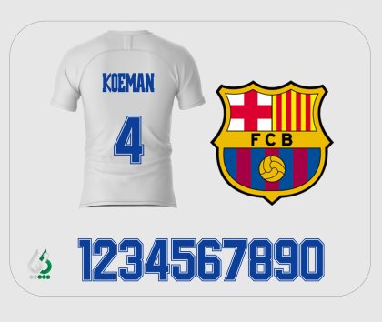 Barcelona1995 دانلود فونت ورزشی تیم فوتبال بارسلونا فصل 1995-97