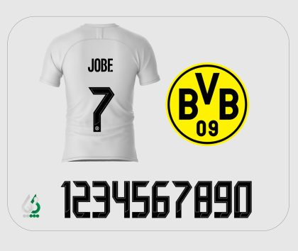 BorussiaDortmund25-26 دانلود فونت پیراهن ورزشی تیم فوتبال درتموند فصل 2025