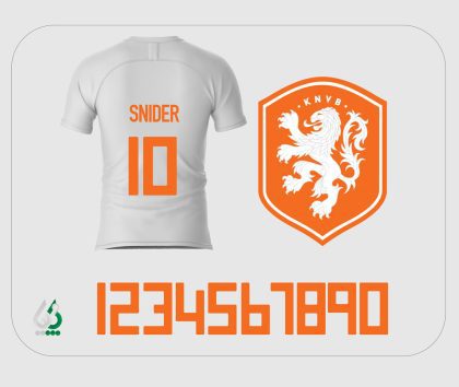 Netherlands2010 دانلود فونت پیراهن ورزشی تیم ملی هلند جام جهانی 2010